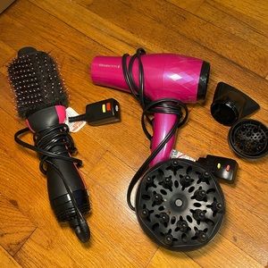 Revlon blow dry brush & Remington blow dryer